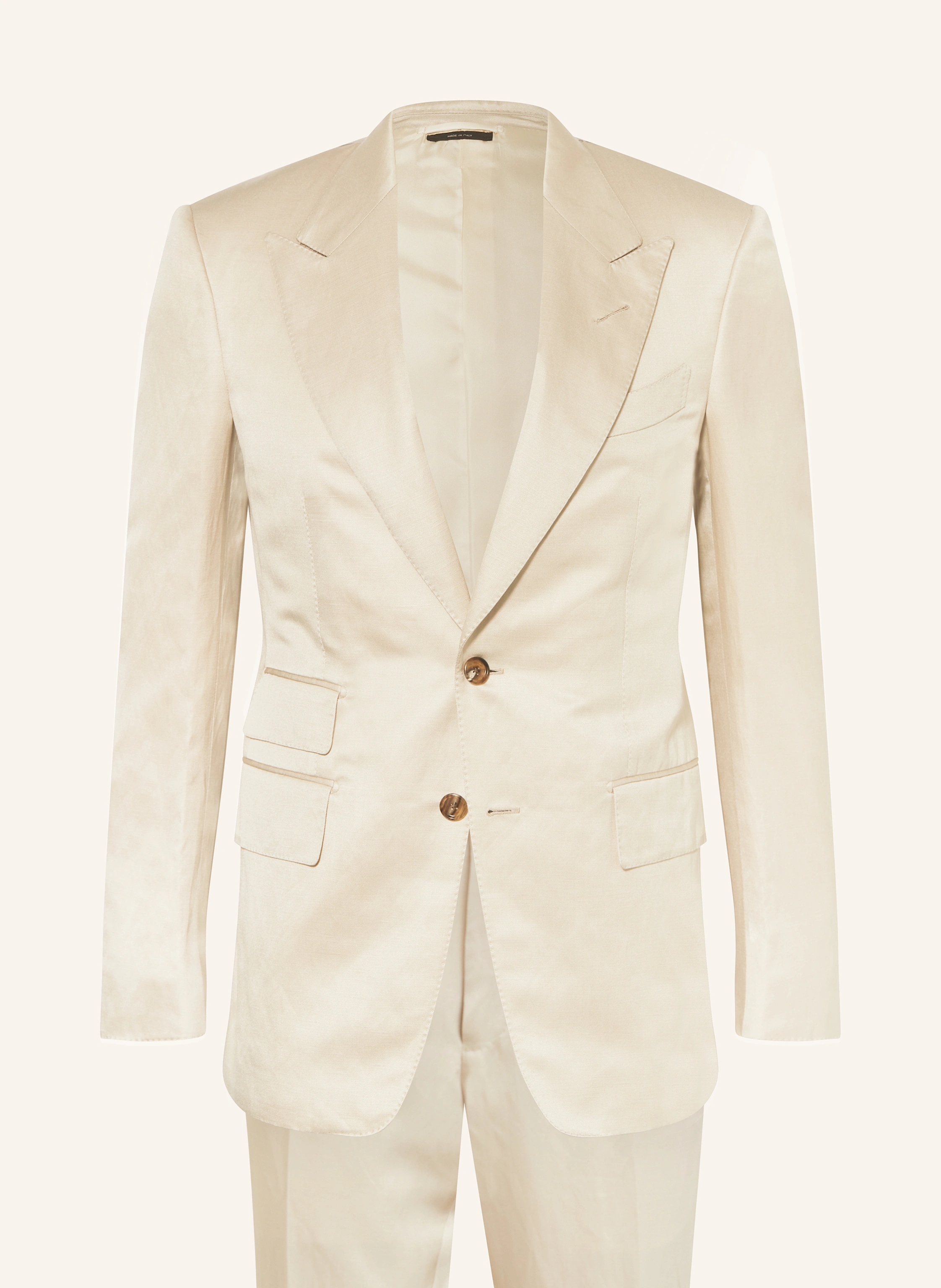 TOM FORD Anzug Regular Fit mit Seide und Leinen