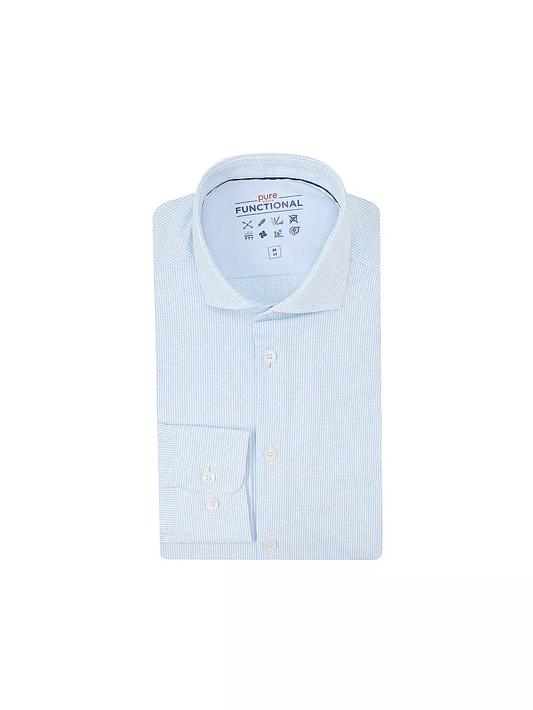 PURE Hemd Slim Fit  hellblau
