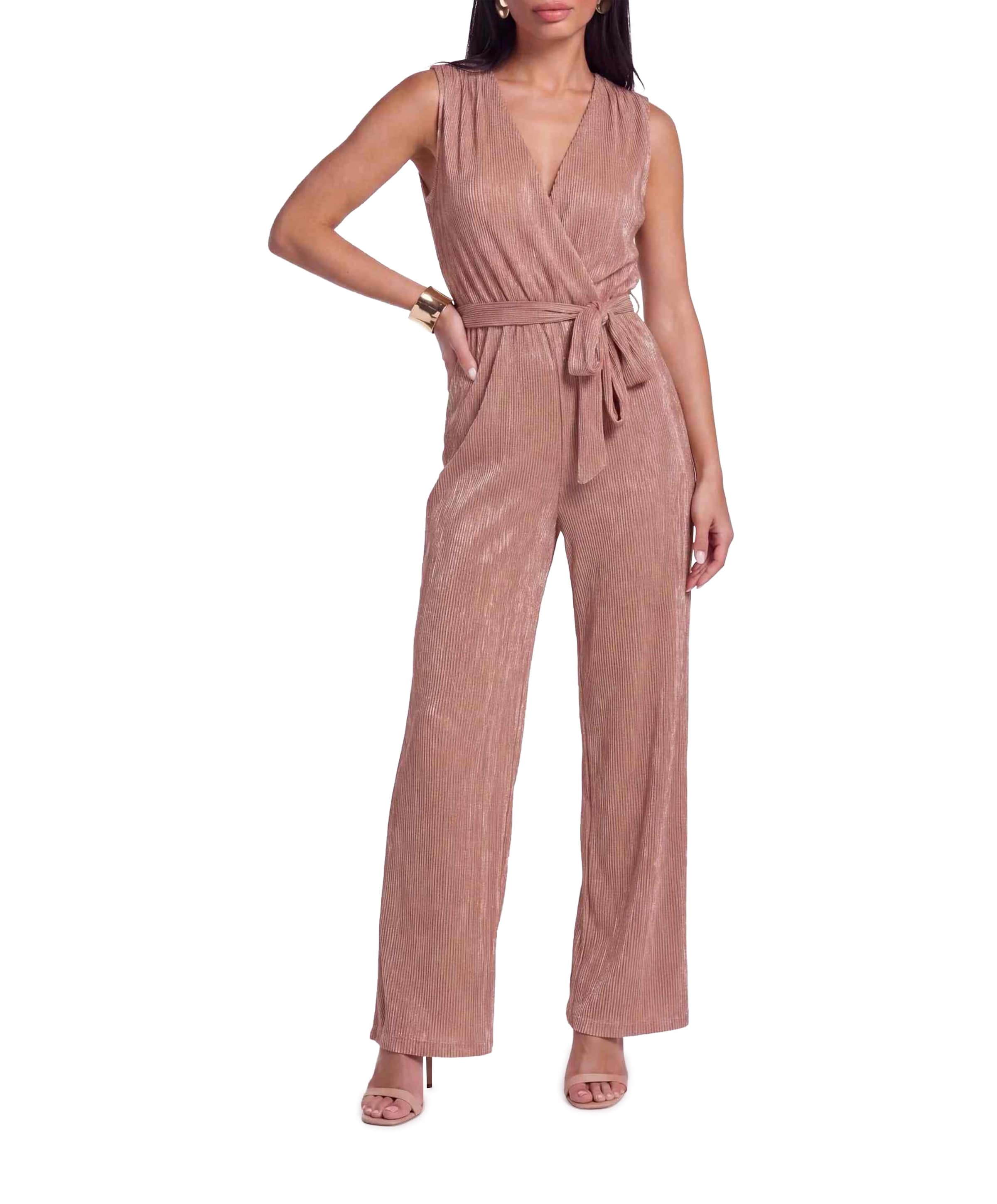 Freebird Festive dames jumpsuit roze