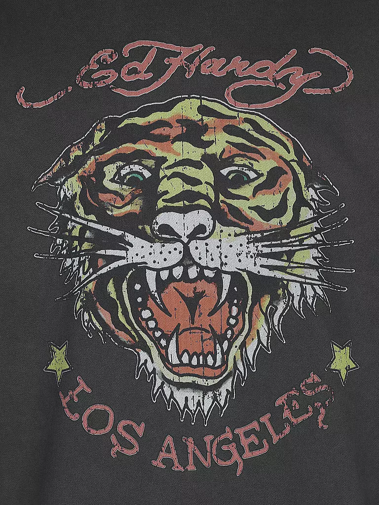 ED HARDY Pullover TIGER VINTAGE schwarz