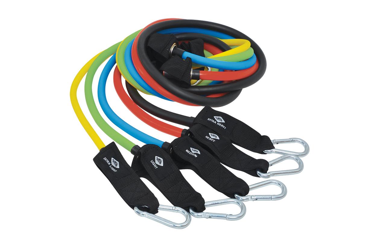 Fitnessband Expander Resistance Tube (5 pcs.)Schildkröt Fitness Expander Resistance
