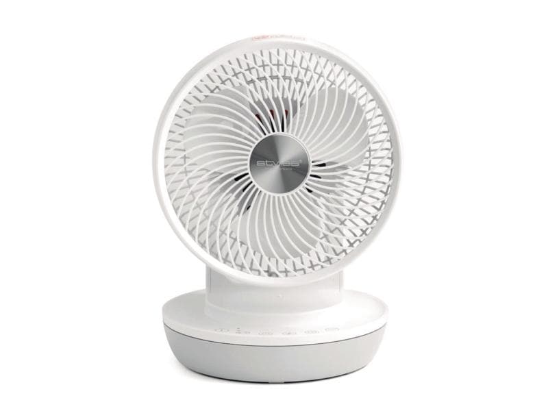 Stylies by Koenig Tischventilator Tara Weiss Tischventilator mit 3D-Oszillierung