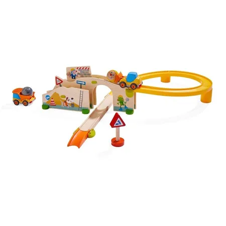 HABA 303081 Kullerbü Kugelbahn Auf der Baustelle Bahn