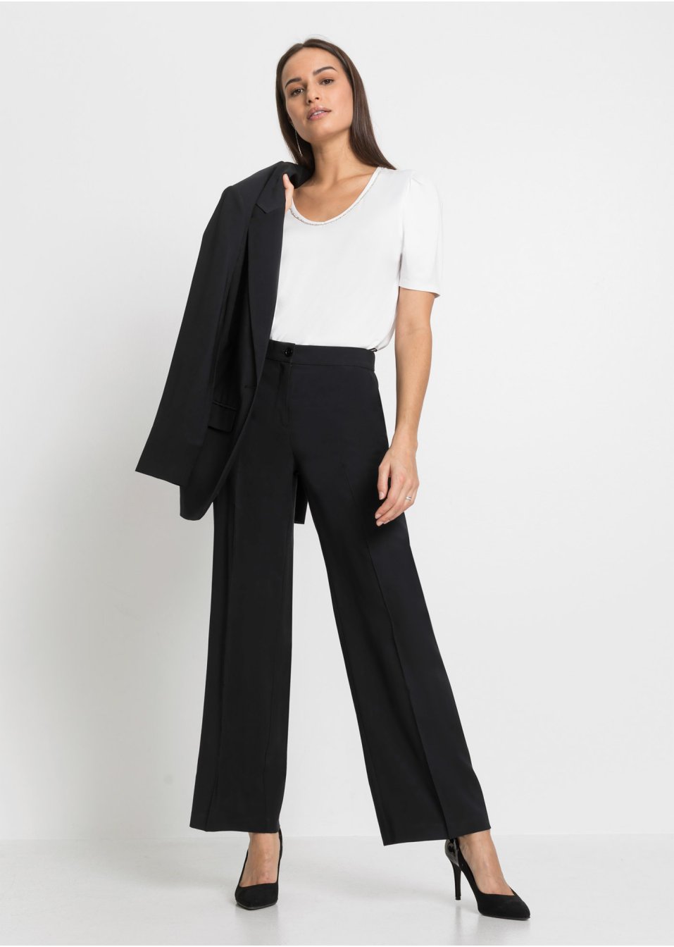 Pantalon à jambes larges