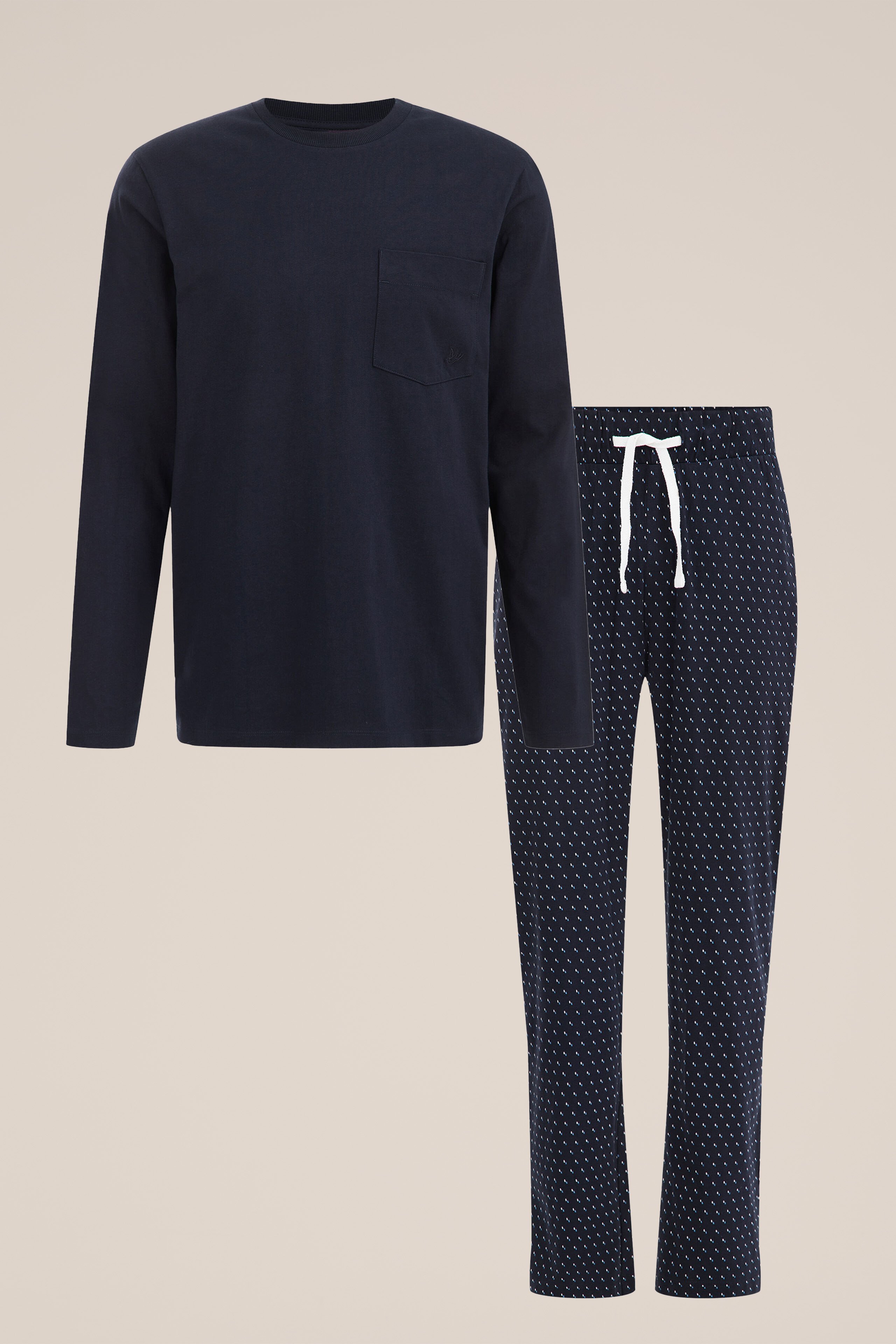 pyjamaset WE Fashion Donkerblauw
