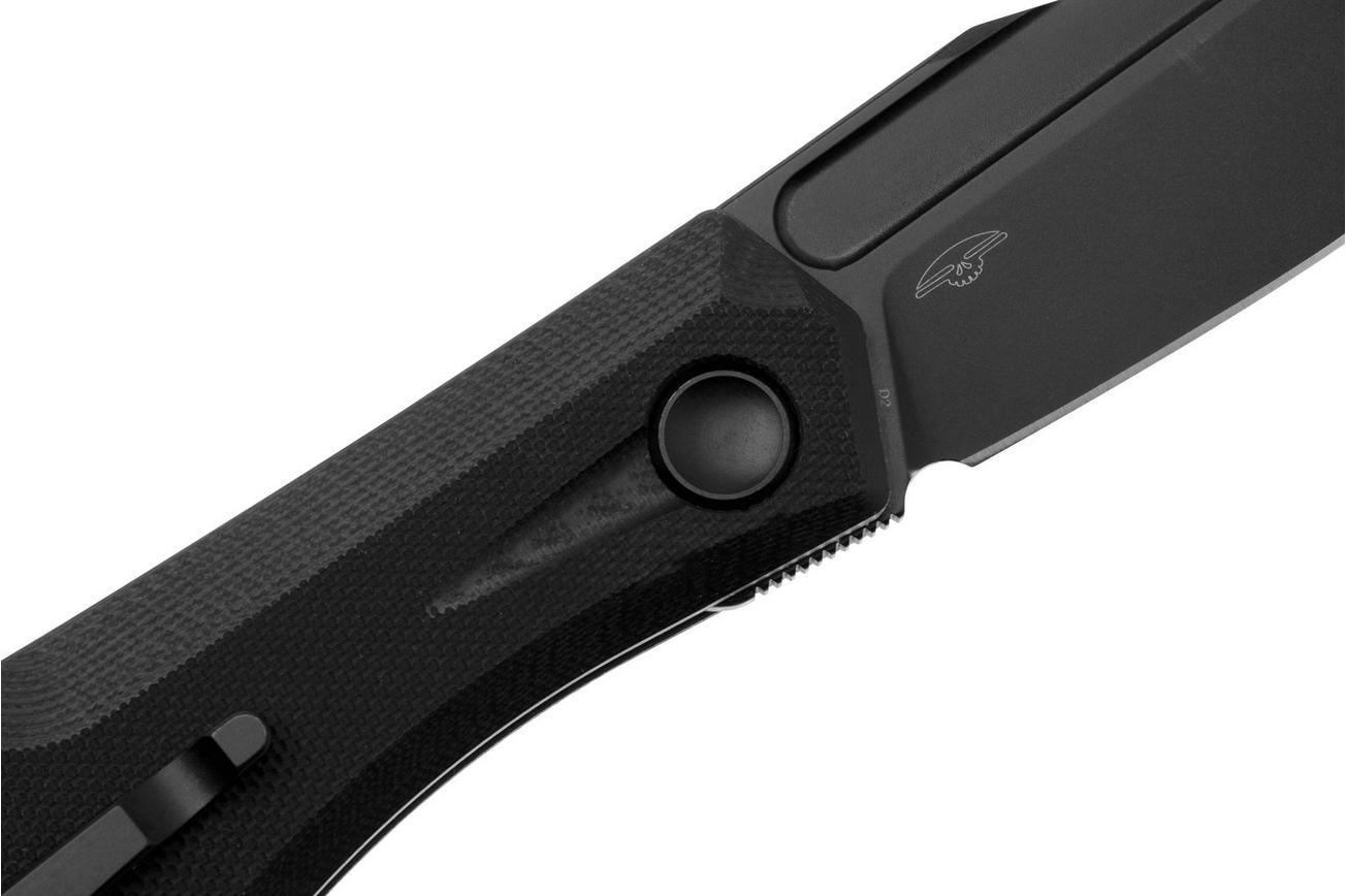 Real Steel Ventus Lite 7051BB Black D2, Black G10, zakmes