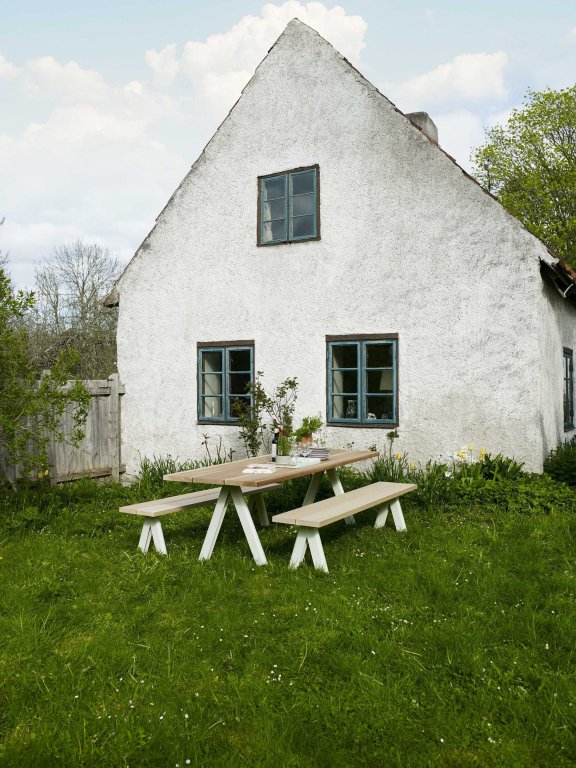 Fritz Hansen Overlap tuintafel 220x90 Hunter Green