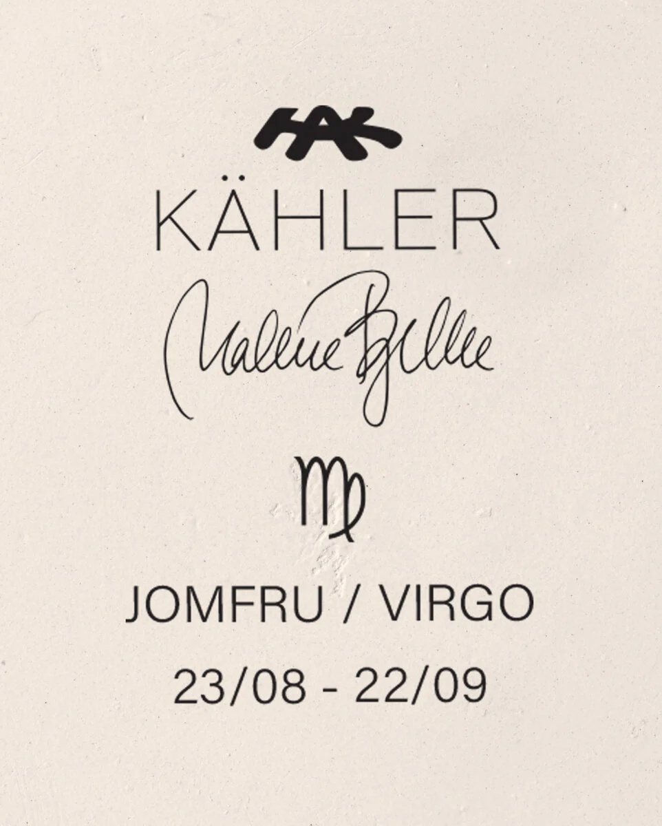 Kähler  Astro Jomfru, hvid - H21 cm.
