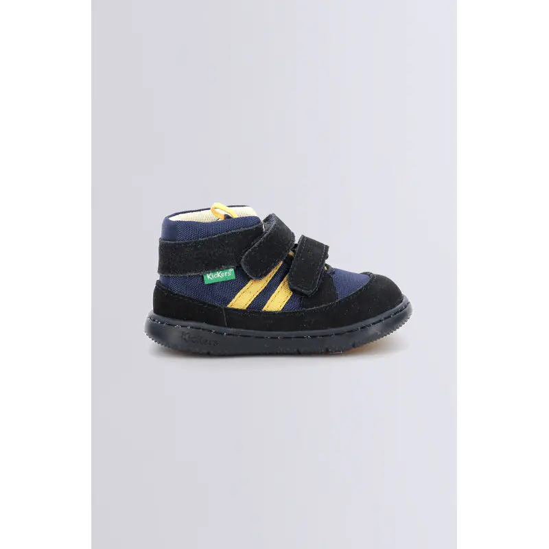 KICKBUBBLOKRO BLEU ORANGE BOTTILLONS Synthétique Garçon
