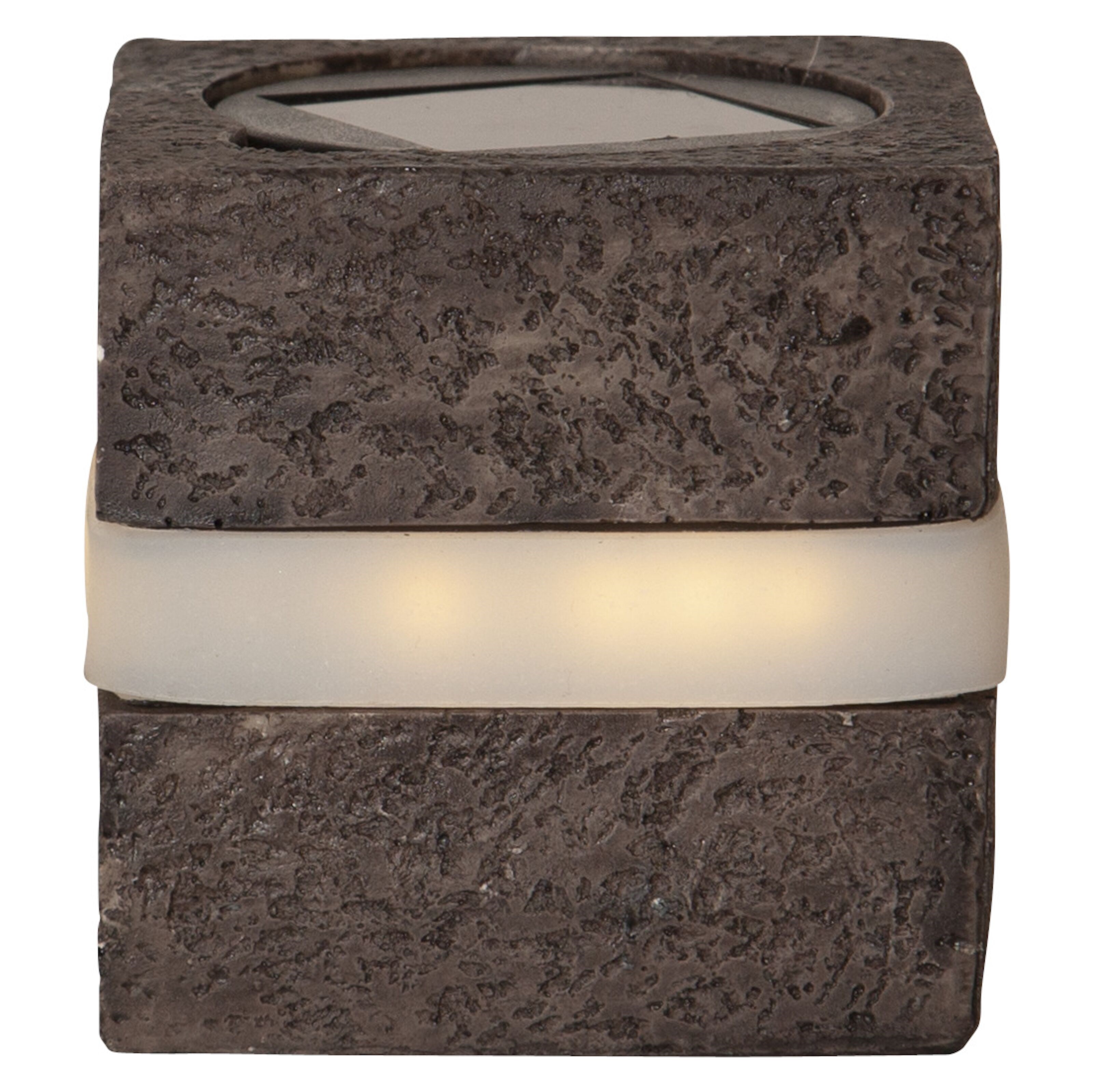 Star Trading Stonecube Hagesbelysning med solceller 2-pk.