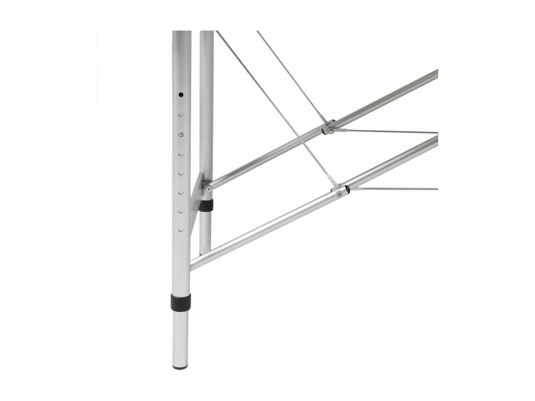 Table pliable de massage blanche 186 x 68 x 59 cm 02_0001876