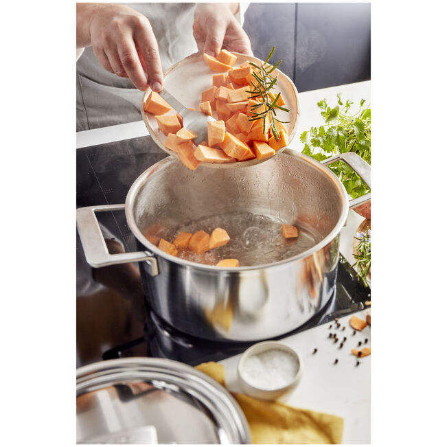 Demeyere Industry 5 Kookpannenset 8 Delig - Met Gratis set panbeschermers