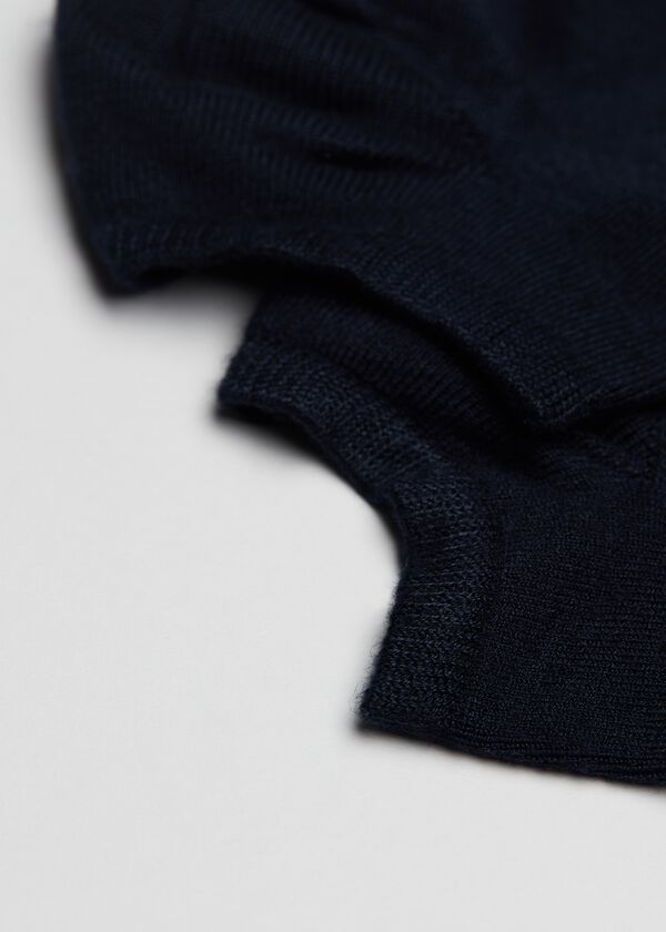 Meias invisíveis unissex com cashmere