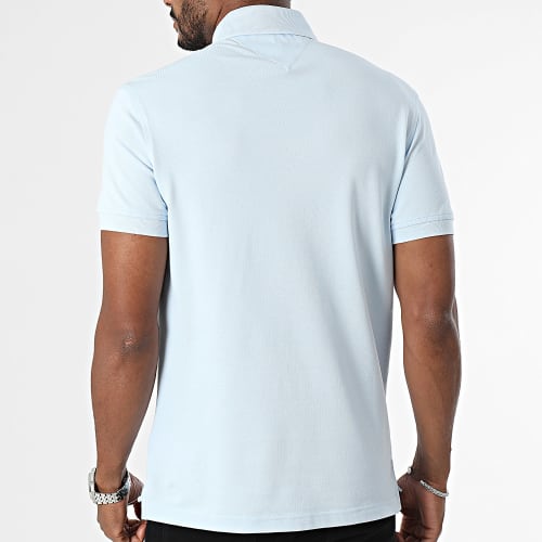 Polo Manches Courtes Slim 1985 7771 Bleu Ciel