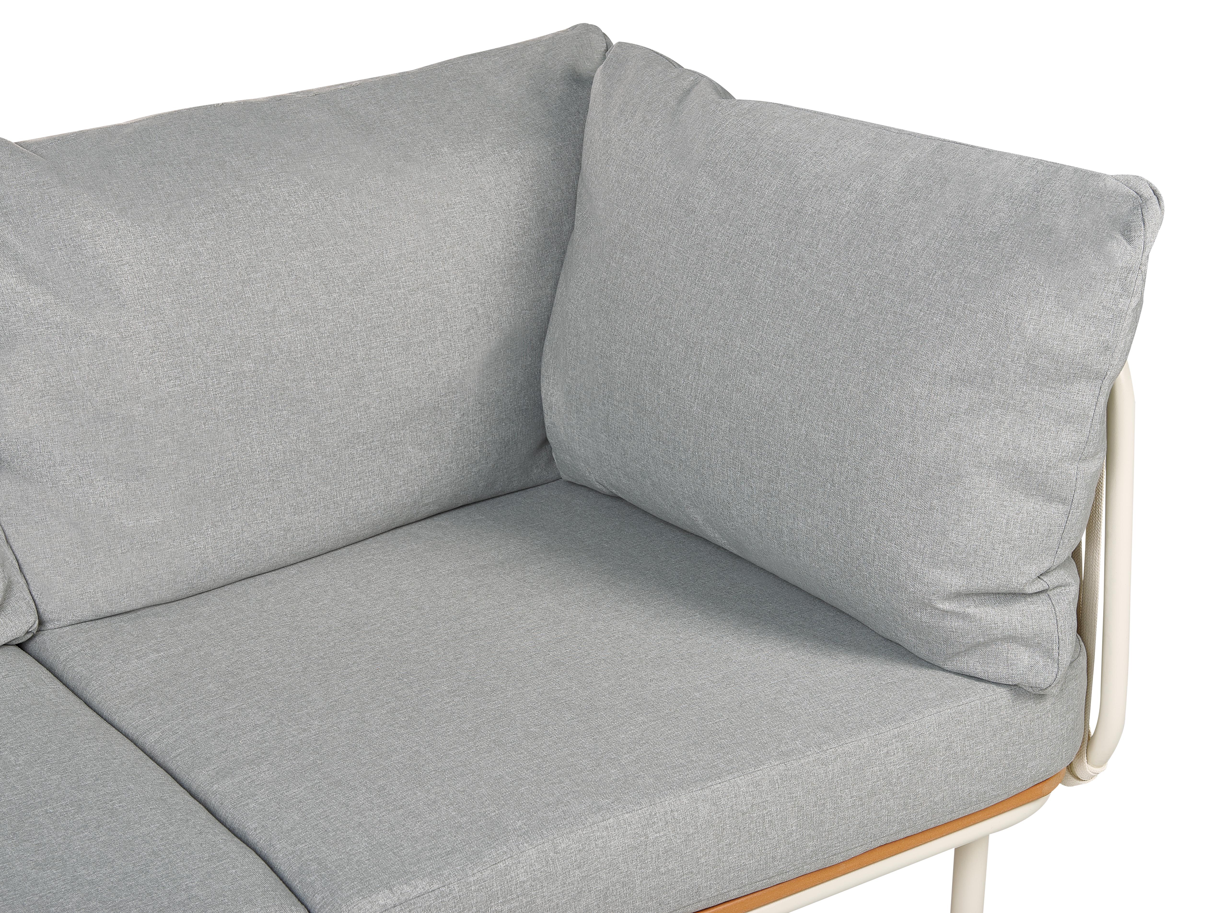 Tuin loungebank 3-zits SENISE Metaal Grijs