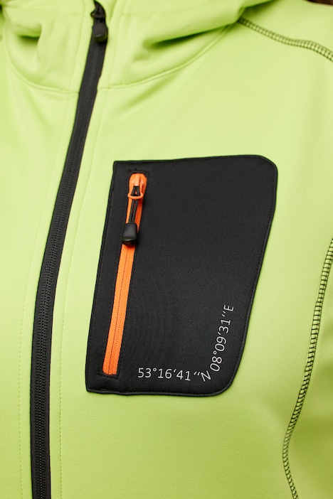 HYPRAR Sweatjacke, Reflektordruck, Kapuze, Daumenloch