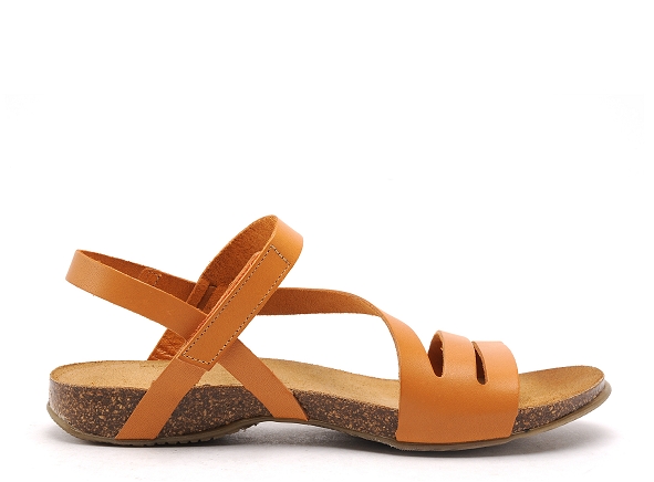 Spike nu pieds plats femme 143 orange