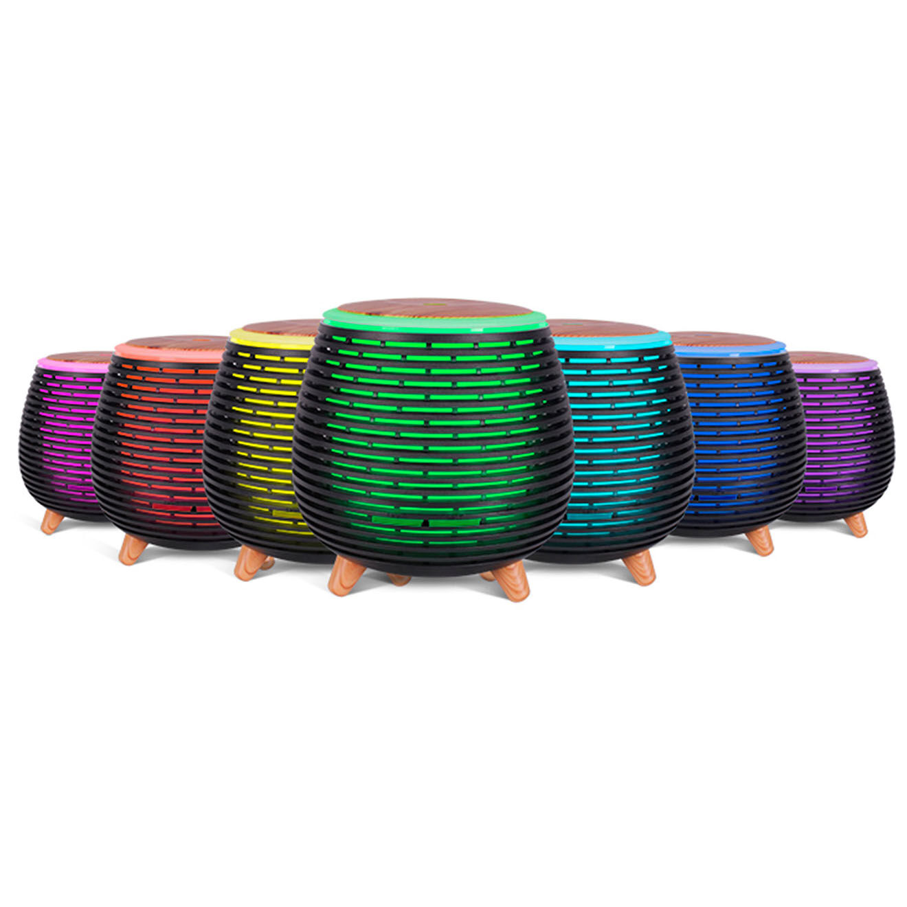 Yoghi Diffuseur d'arôme ultrasonique USB multicolore - 90 ml
