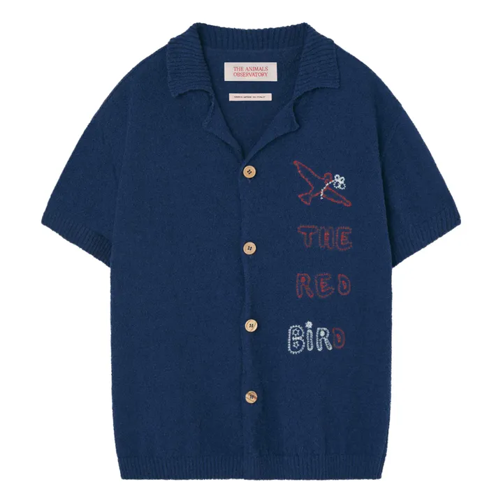 The Animals Observatory Cardigan Whale | Bleu marine