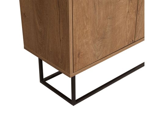 CONCIERGE - Bahut Zuri noyer noir 90 x 36 x 72cm