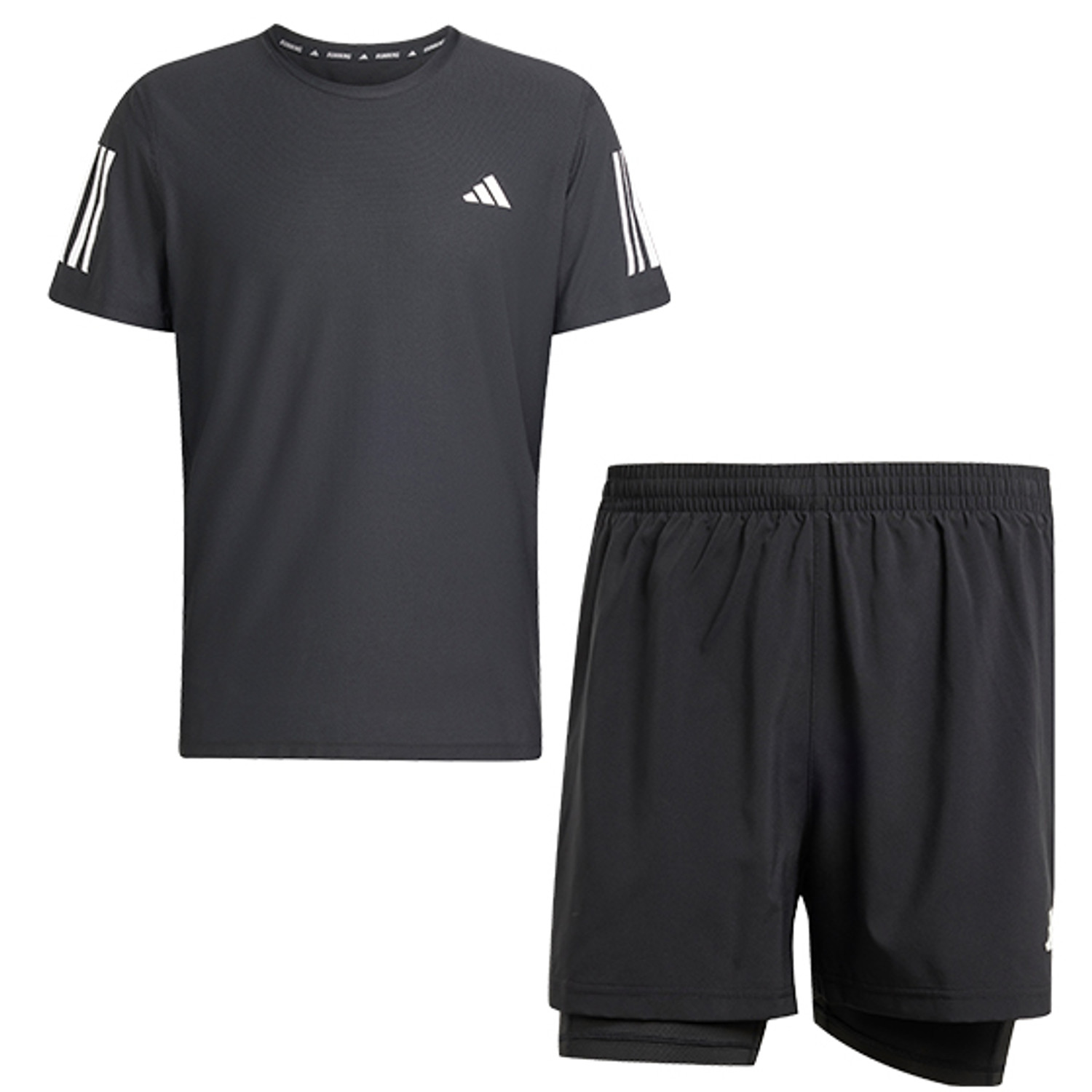 adidas OTR Shirt 2in1 Short Set Heren