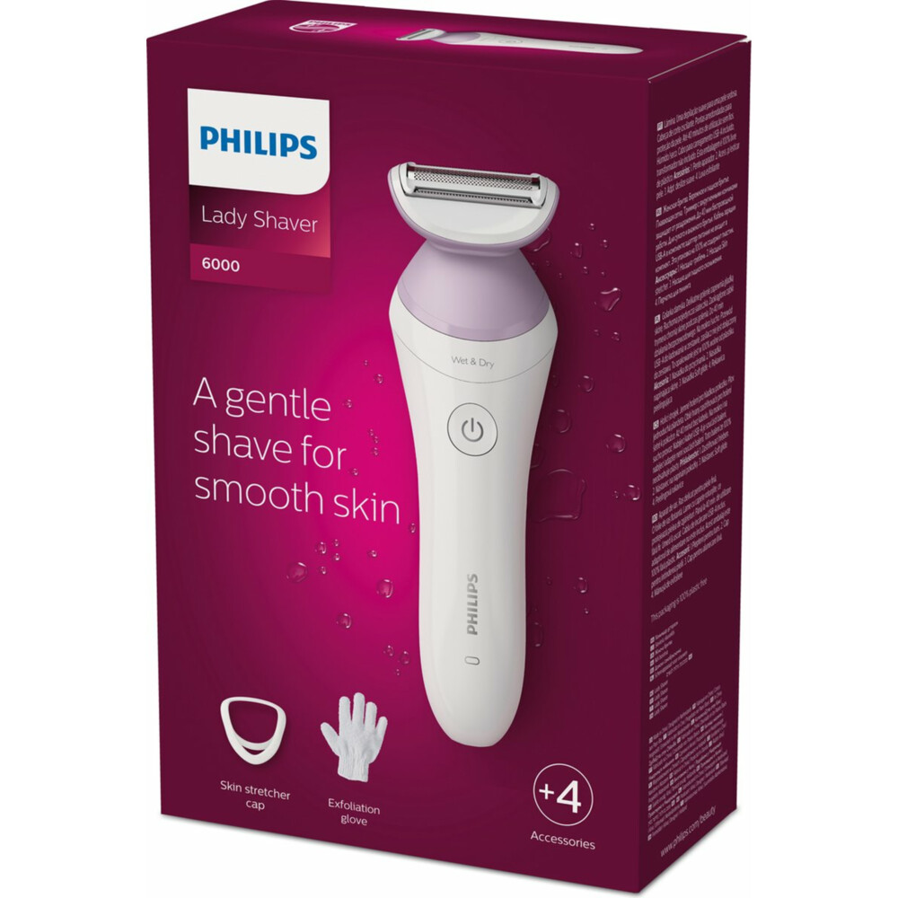 Philips Ladyshave Scheerapparaat Series 6000 BRL136/001 set