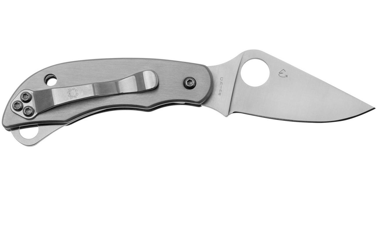 Spyderco Clipitool Plain/Serrated C176P-S Stainless Steel, zakmes