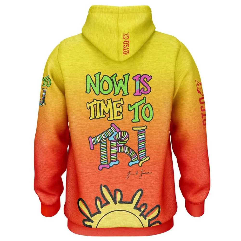 Otso Time to tri Man Bike kapuzenpullover