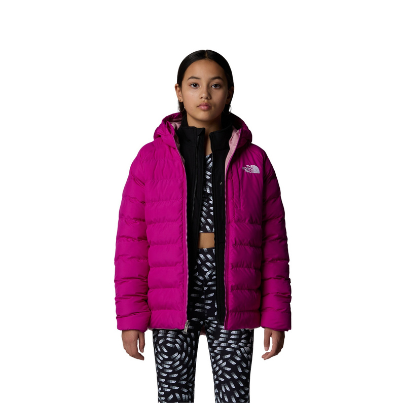 The North Face Kinder Girls Reversible Perrito Hoodie Jacke