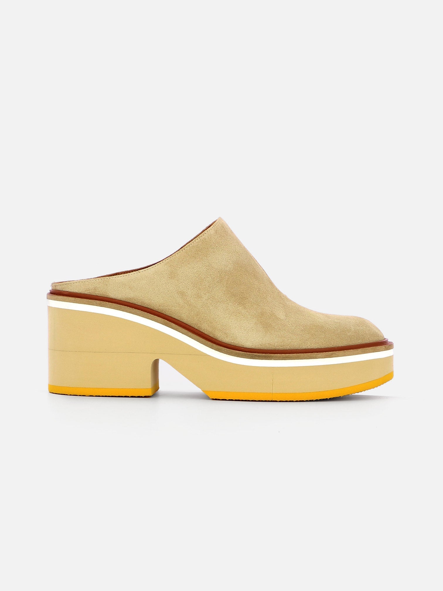 MULES - AMIGO mules, calfskin beige