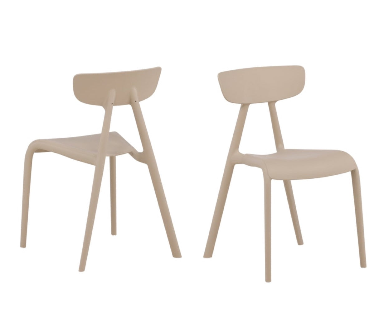 Fakse Eetkamerstoel - Set van 2 - Beige