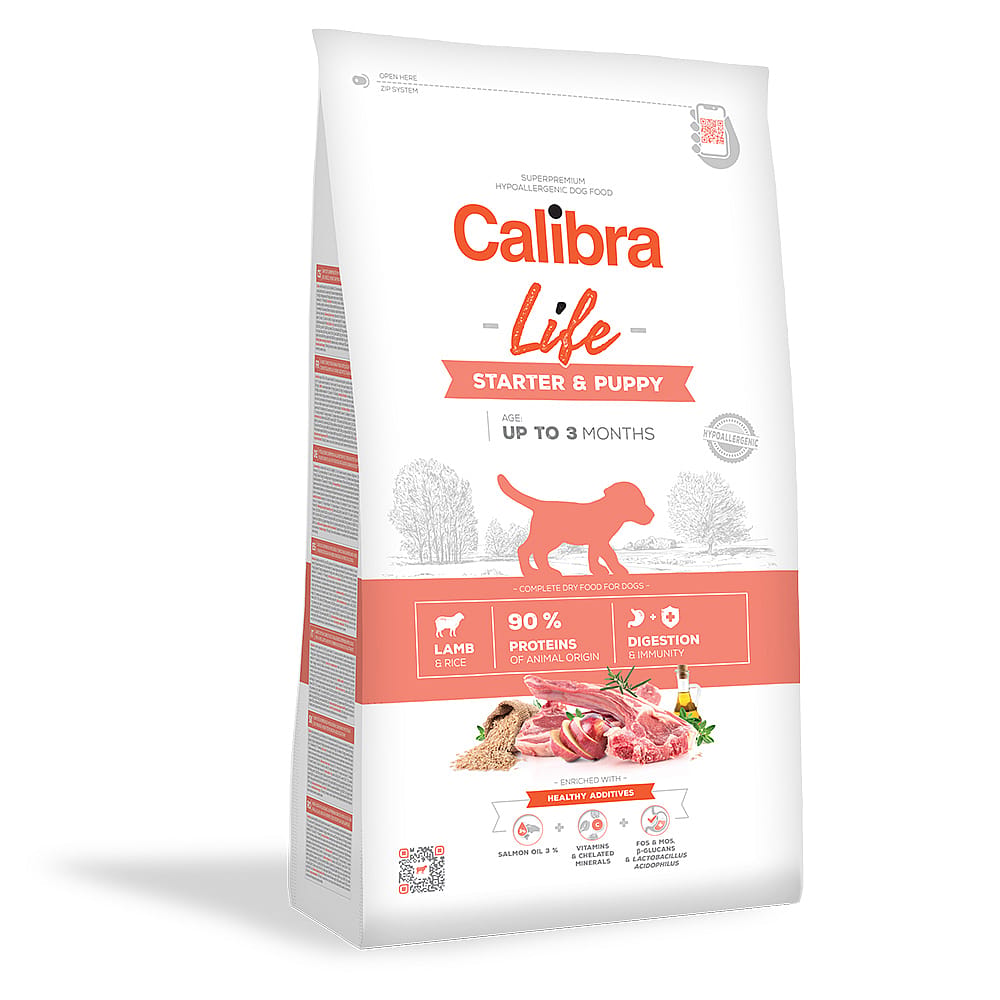 Calibra Dog Hypoallergenic Starter & Puppy Lamb & Rice  3 kg