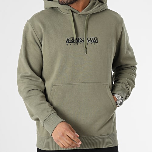 Sweat Capuche Box A4GBE Vert Kaki