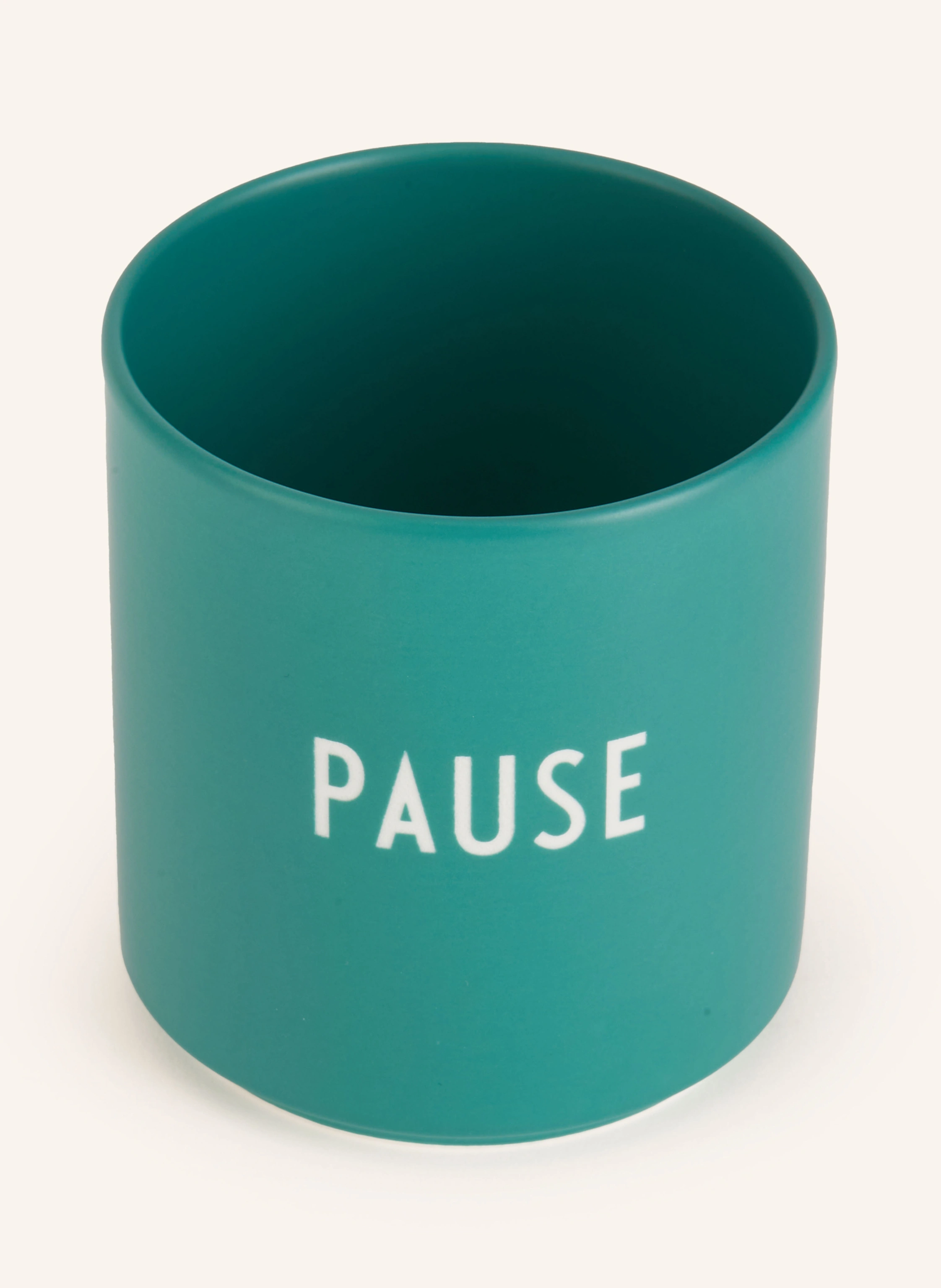 DESIGN LETTERS Becher PAUSE