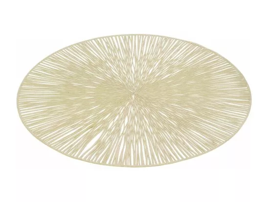 Sets de table en vinyle Fête (lot de 6) Doré 1