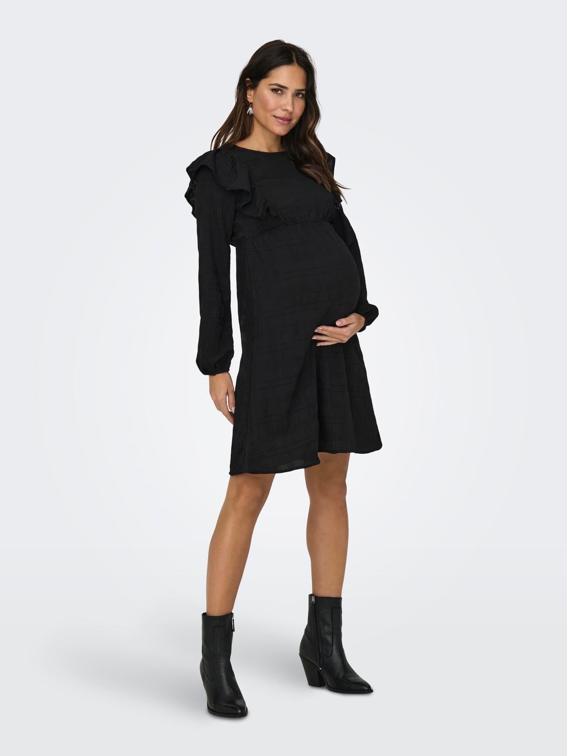 OLMDALLORA Kurzes Kleid Black