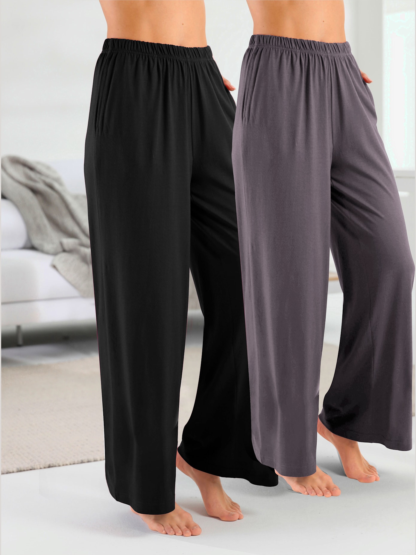 Pantalons jersey fin