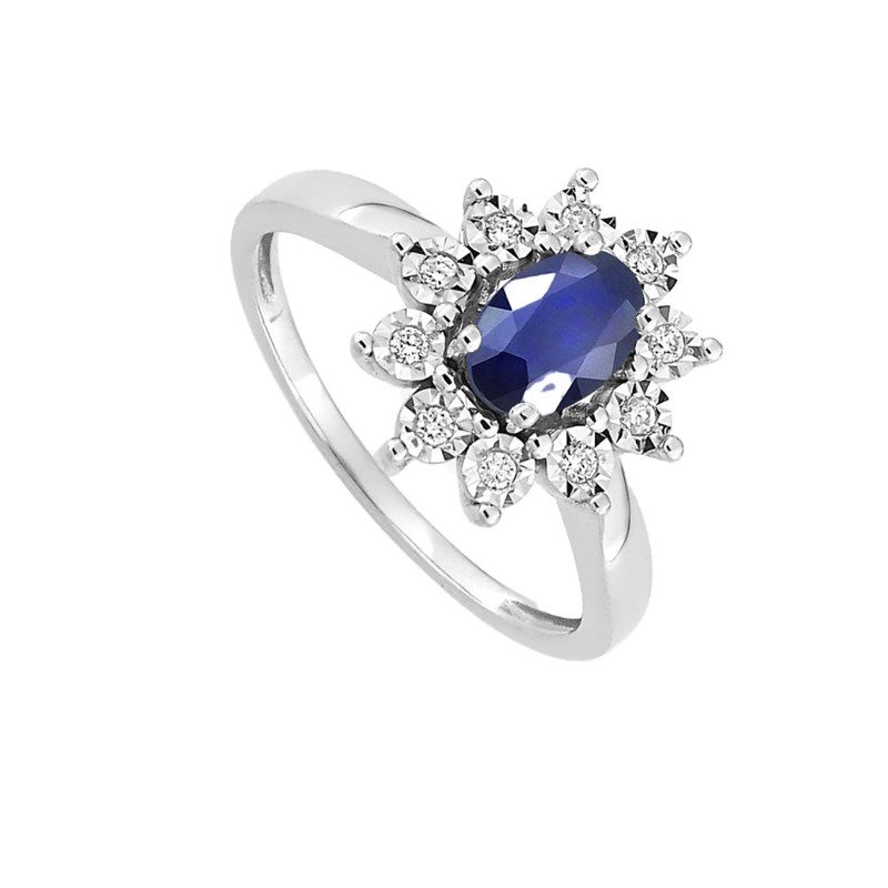 Bague femme - Saphir - Or 18 Carats