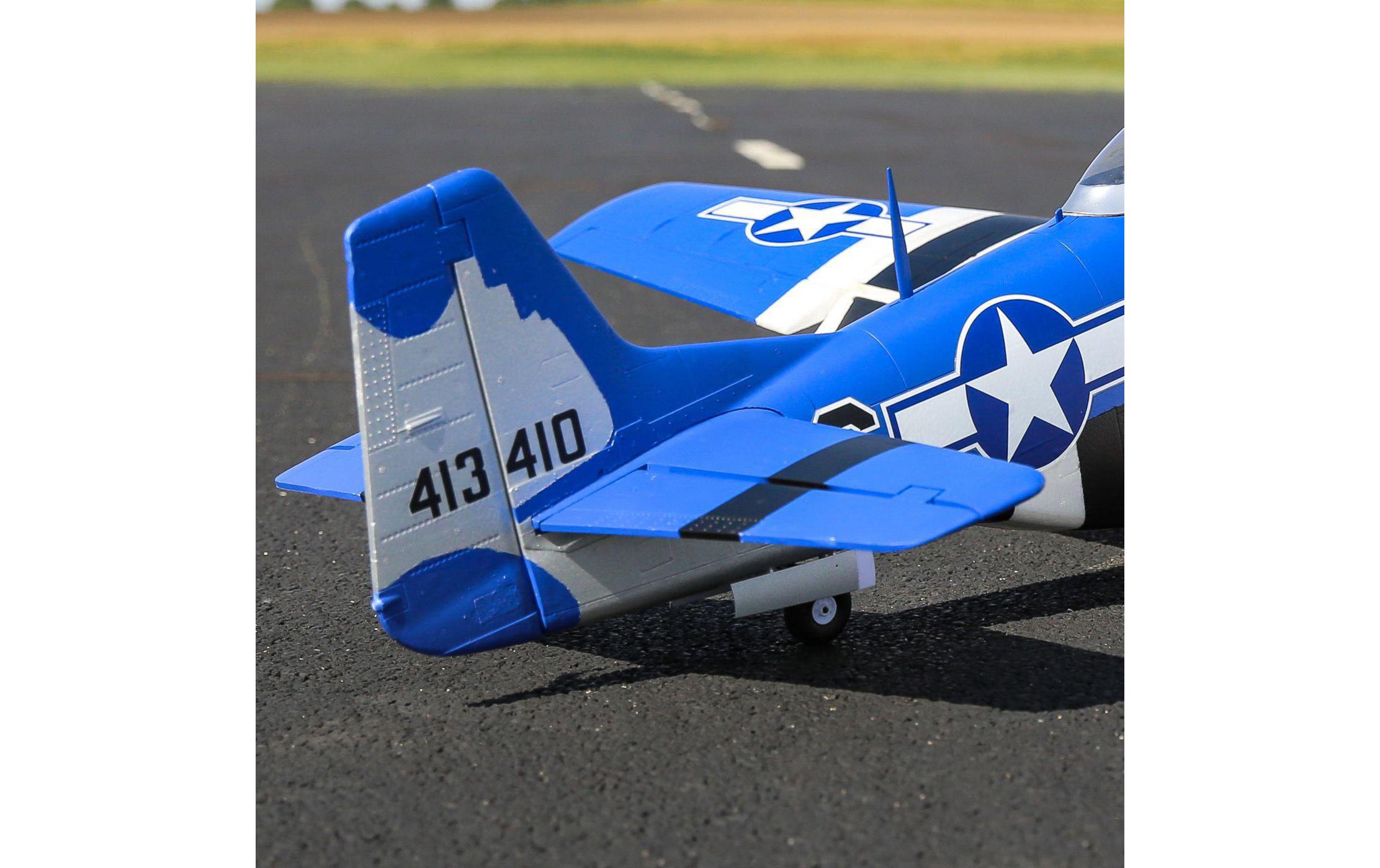 Flugzeug P-51D Mustang 1500 mm BNF Basic<br>Warbird