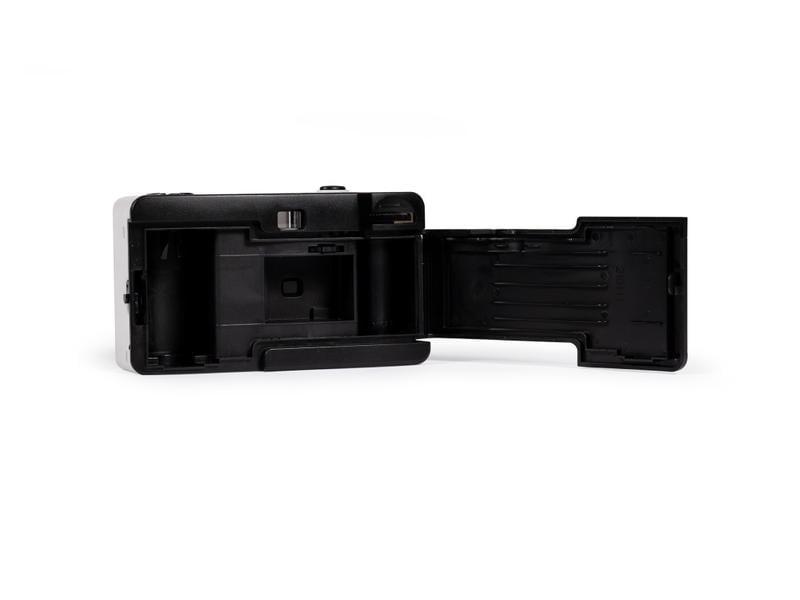 Ilford Analogkamera Sprite 35-II Black & Silver Kompaktkamera mit Blitz