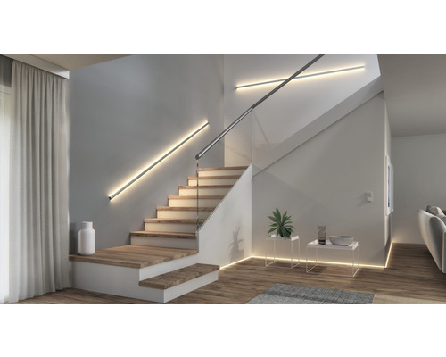 Paulmann Aluminium Profielset Duo met Clips + Diffuser 2,0 m
