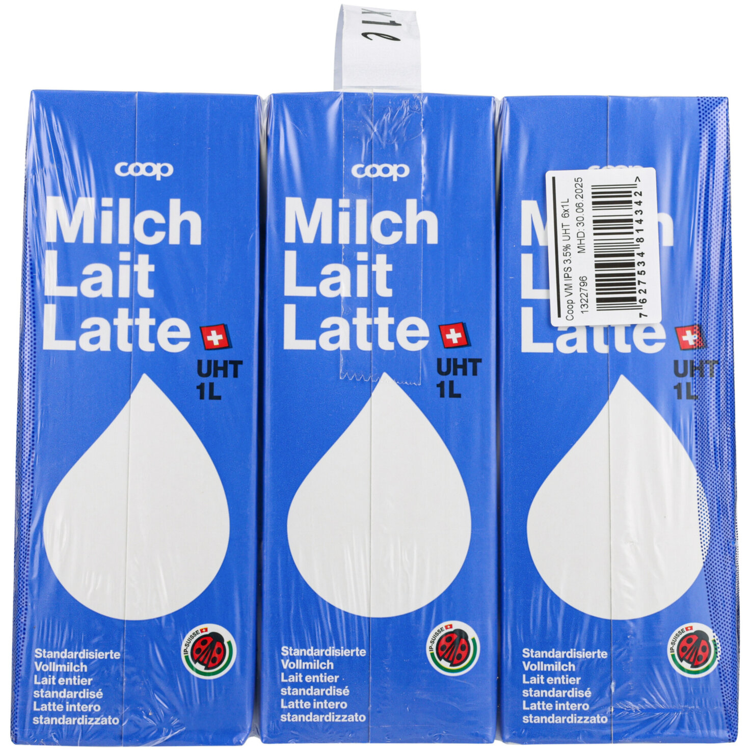 Vollmilch UHT 3.5% IP-Suisse 6x1l