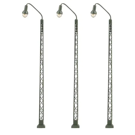 Faller 272124 - LED-Gittermast-Bogenleuchte, 3 Stück