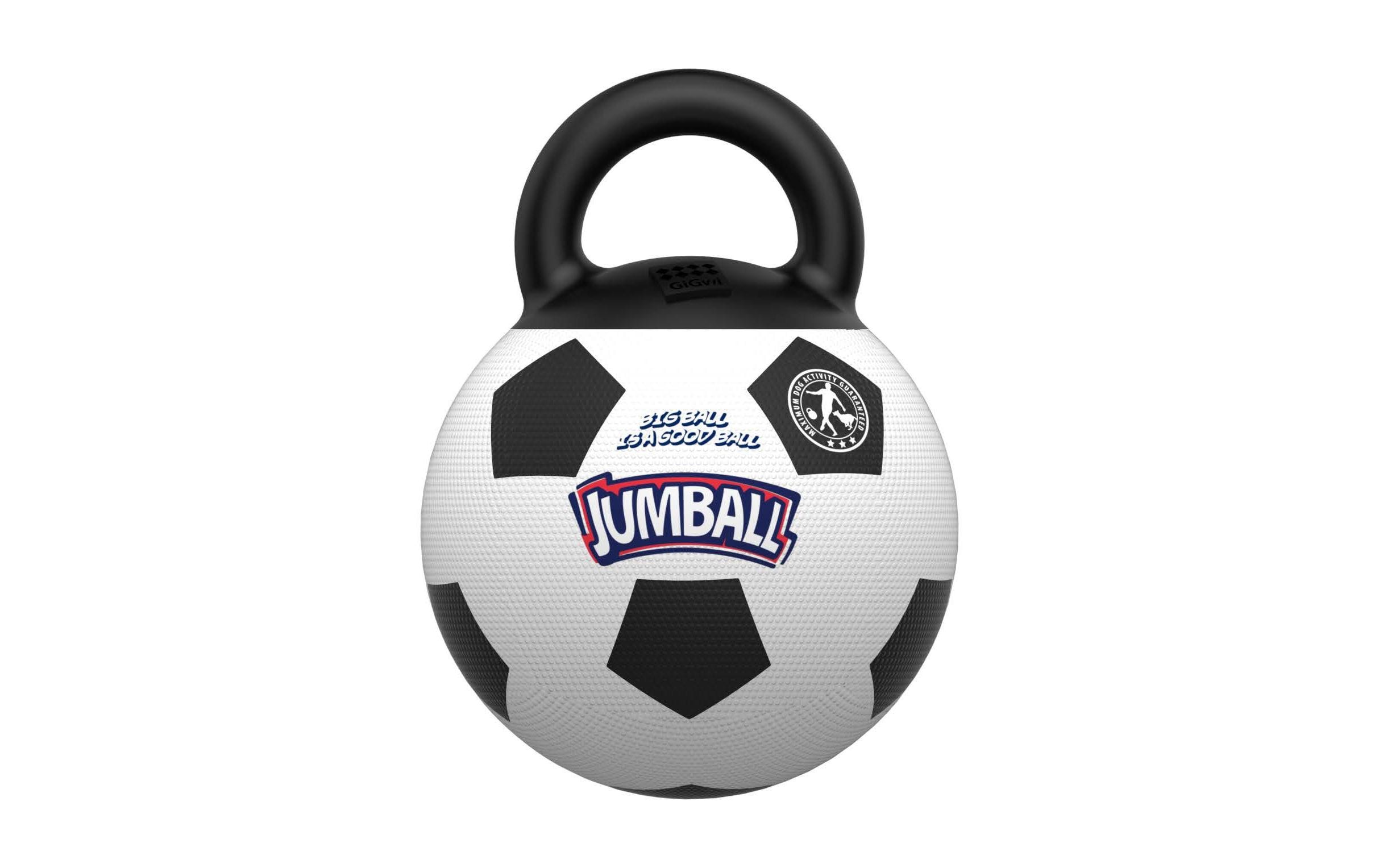 Hunde-Spielzeug Jumpball, Fussball, Weiss/SchwarzSpielzeug für Hunde