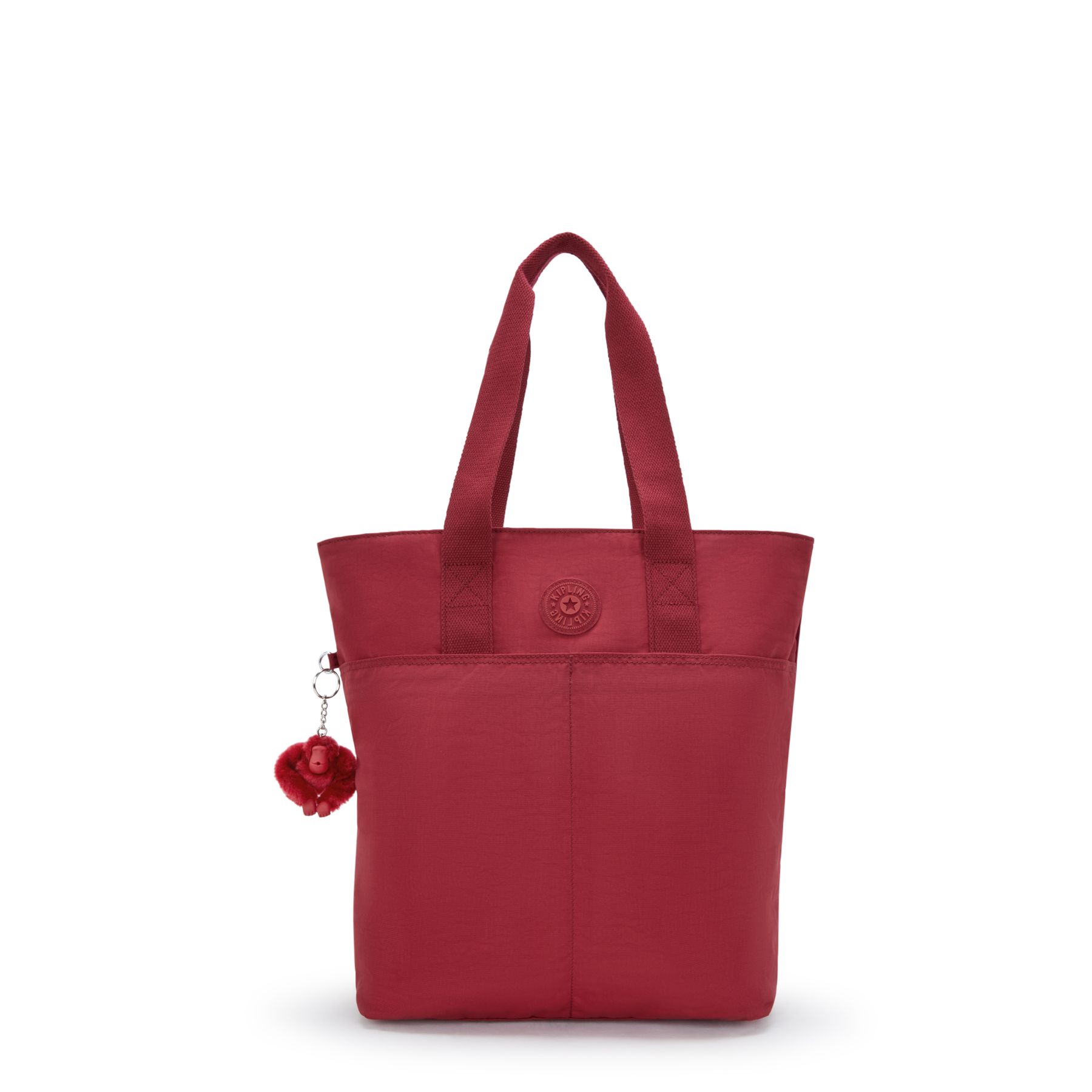 HANIFA Grand Fourre-Tout avec Compartiment pour Ordinateur - Funky Red