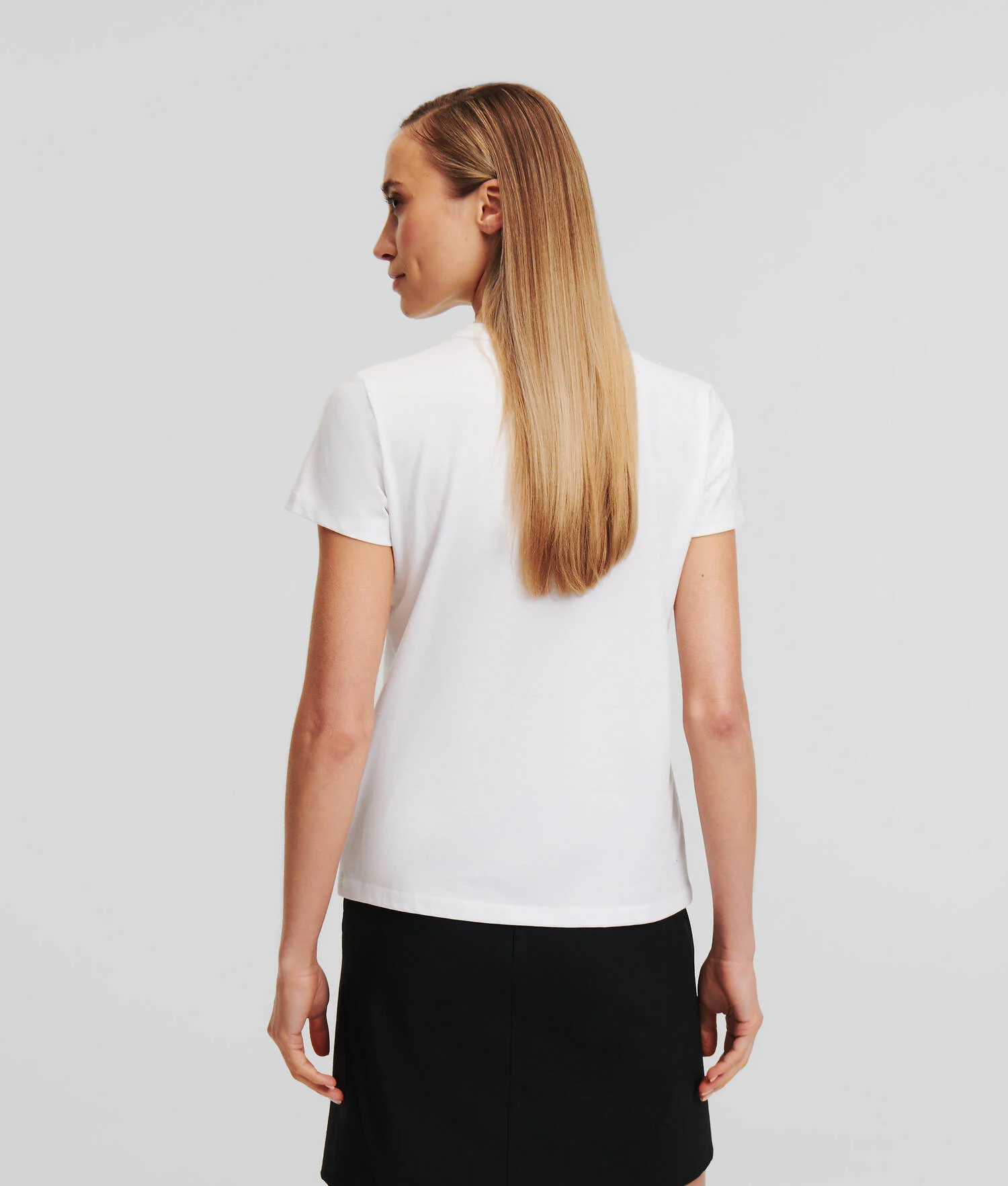 T-SHIRT À LOGO KARL LAGERFELD - Blanc
