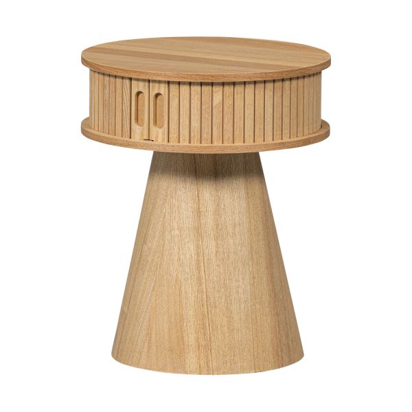 Woood Jena Hangend Nachtkastje - Hout Naturel
