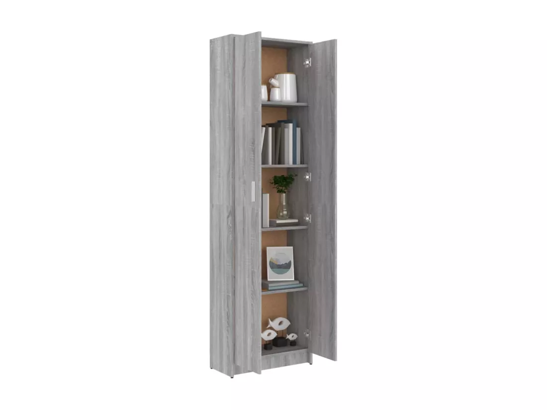 Garde-robe couloir Sonoma gris 55x25x189 Bois d'ingénierie