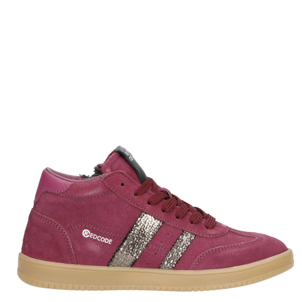 Red Code suède sneakers paars