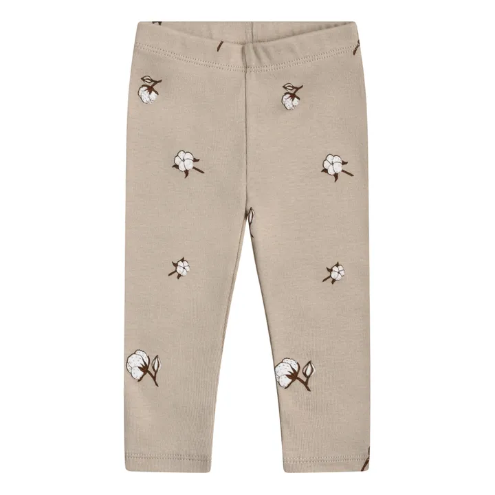 Organic Zoo Legging Coton Bio Côtelé Cottonfield | Beige